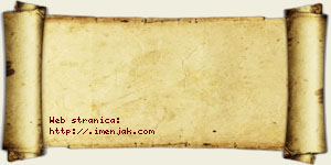 Omilj Blaževac vizit kartica